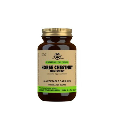 SOLGAR CASTAÑO DE INDIAS EXTRACTO DE SEMILLA (HORSE CHESTNUT) 60 CAPS