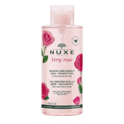 NUXE VERY ROSE AGUA MICELAR  CON BOMBA 750 ML
