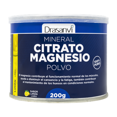 DRASANVI MINERAL CITRATO DE MAGNESIO POLVO LIMON 200 G
