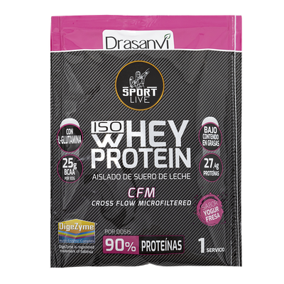 DRASANVI WHEY PROTEIN YOGUR FRESA MONODOSIS 30G