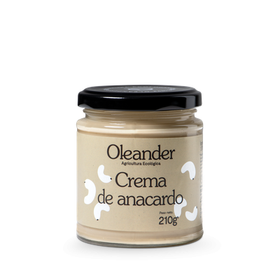 OLEANDER CREMA ANACARDO CRUDO BIO 210 GR