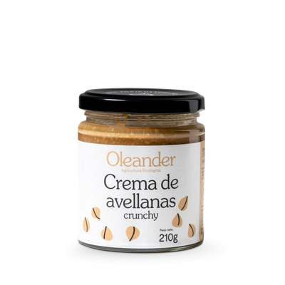 OLEANDER CREMA AVELLANA TOSTADA CRUNCHY 210 G