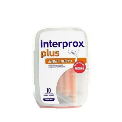 CEPILLO ESPACIO INTERPROXIMAL INTERPROX PLUS SUPER MICRO ENVASE AHORRO 10 U
