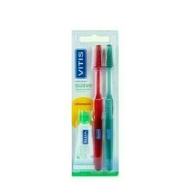 CEPILLO DENTAL ADULTO VITIS SUAVE DUPLO