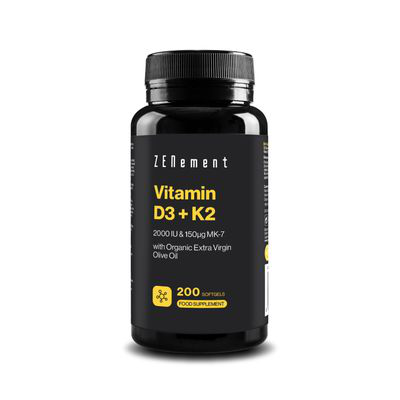 ZENEMENT VITAMINA D3 + K2 200 SOFTGELS