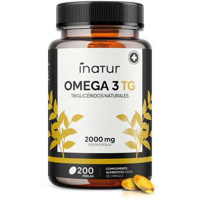 INATUR OMEGA 3 TG 2000 MG 200 PERLAS