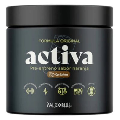 ACTIVA PRE ENTRENO SABOR NARANJA PALEOBULL 225G POLVO