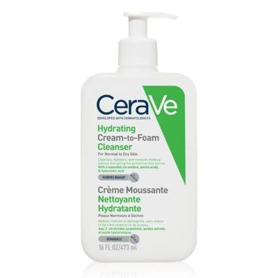 CERAVE GEL LIMPIADOR CREAM TO FOAM 1 ENVASE 473 ML