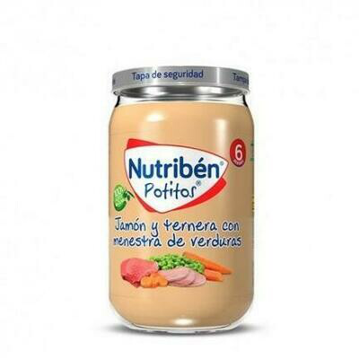 NUTRIBEN POLLO Y TERNERA CON VERDURITAS POTITO 235 G