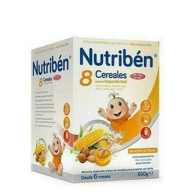 NUTRIBEN 8 CER M FRUT SEC 600G