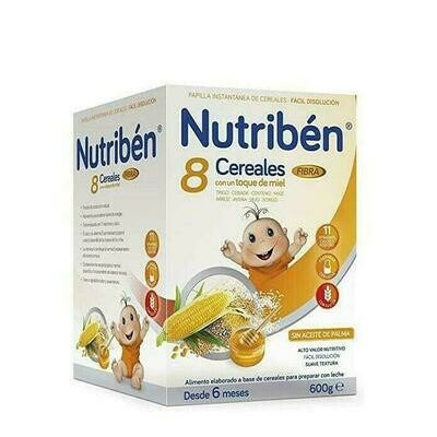 NUTRIBEN 8 CER MIEL FIBR 600 G