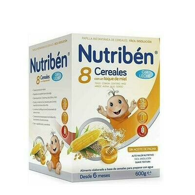 NUTRIBEN 8 CER MIEL L/A 600 G
