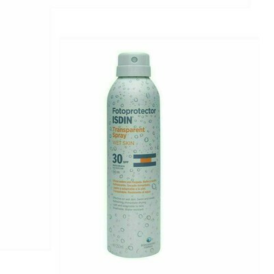 FOTOPROTECTOR ISDIN SPF-30 SPRAY TRANSPARENT WET 250 ML