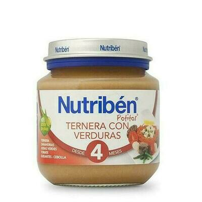 NUTRIBEN BEBE TERNERA VERDURA