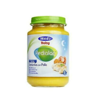 PEDIALAC CENA VERDURITAS TIERNAS C/ POLLO HERO B 200 G 2 U