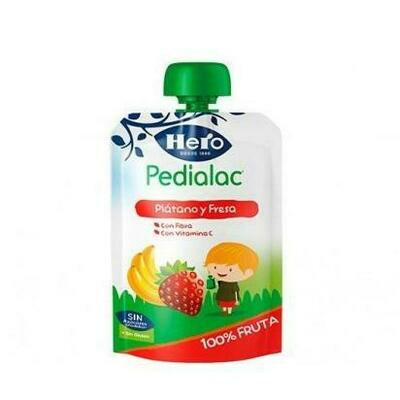 PEDIALAC ÑAM HERO BABY 100 G BOLSITA PLATANO FRESA