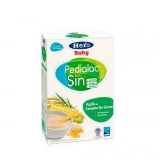 PEDIALAC PAPILLA CEREALES SIN GLUTEN HERO BABY 500 G