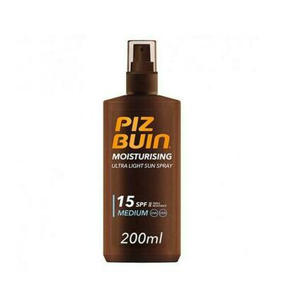 PIZ BUIN SPRAY SOLAR HIDRATATNE ULTRA LIGHT PROT 200 ML