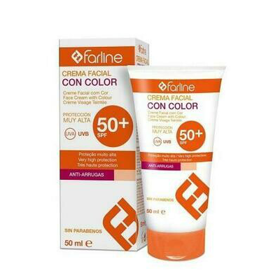 FARLINE SOLAR FP 50  FACIAL ANTIARRUGA ANTIMANCH COLOR 50 ML