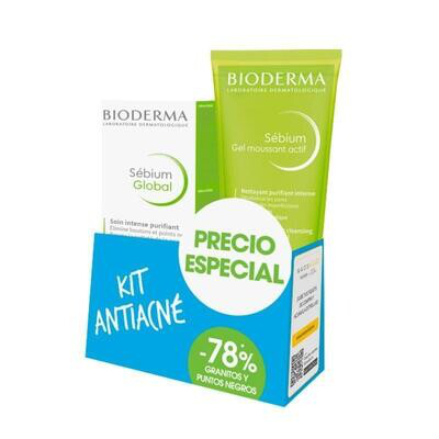 BIODERMA PACK SEBIUM GLOBAL 30ML  SEBIUM GEL MOUSSANT ACTIF 200ML