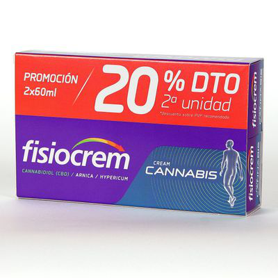 FISIOCREM CANNABIS DUPLO 2 X 60 ML