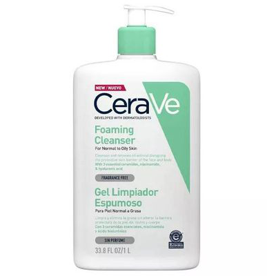 CERAVE GEL LIMPIADOR ESPUMOSO 1 L