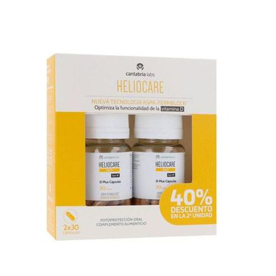 HELIOCARE PACK DUPLO D PLUS CAPSULAS 2X30 CAPS