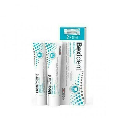 BEXIDENT SMILEGO ENCIAS USO DIARIO PASTA 2 ENVASES 25 ML ISDIN
