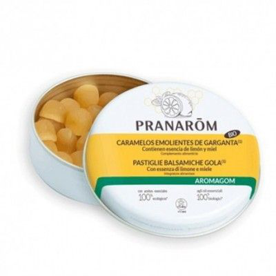 PRANAROM AROMAFORCE CARAMELOS EMOLIENTES 1 ENVASE 45 G SABOR MIEL LIMON