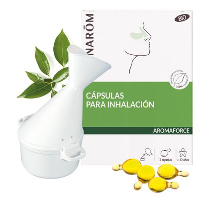 PRANAROM AROMAFORCE CAPSULAS PARA INHALACION BIO 15 CAPSULAS