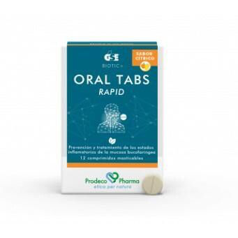 GSE ORAL TABS RAPID 12 COMPRIMIDOS MASTICABLES SABOR REGALIZ - PRODECO - COMPLEM