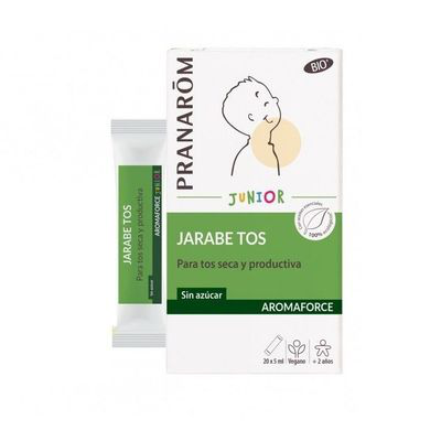 PRANAROM AROMAFORCE JUNIOR JARABE TOS 20 SOBRES 5 ML