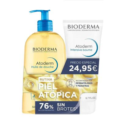 BIODERMA ATODERM PACK HUILE DOUCHE 500ML   INTENSIVE CREMA 200ML