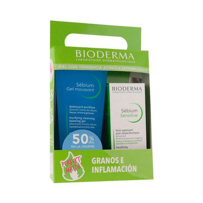 BIODERMA PACK SEBIUM SENSITIVE 40ML   SEBIUM GEL MOUSSAT 200ML