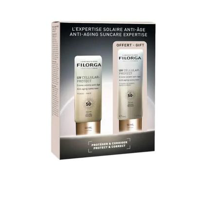 FILORGA PACK FACIAL   CORPORAL UV CELLULAR PROTECT CREMA SOLAIRE ANTI-AGE SPF50
