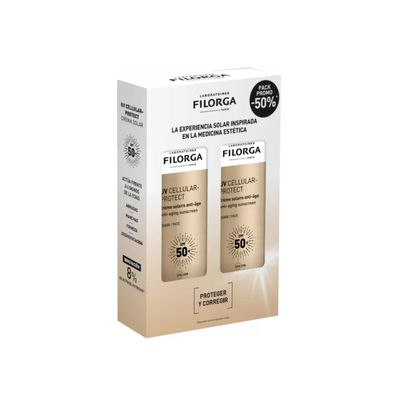 FILORGA PACK FACIAL DUO UV CELLULAR PROTECT CREMA SOLAIRE ANTI-AGE SPF50 40MLX2