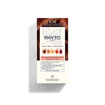 PHYTO COLOR 6.34 RUBIO OSCURO DORADO COLORACION PERMANENTE