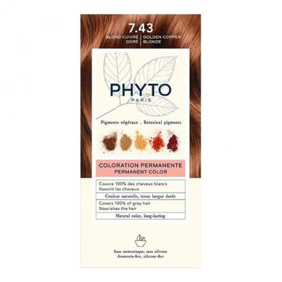 PHYTOCOLOR 7.43 BLOND CUIVRE DORE