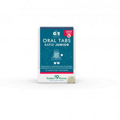 GSE ORAL TABS RAPID JUNIOR 12 COMPRIMIDOS MASTICABLES SABOR FRESA - PRODECO - CO