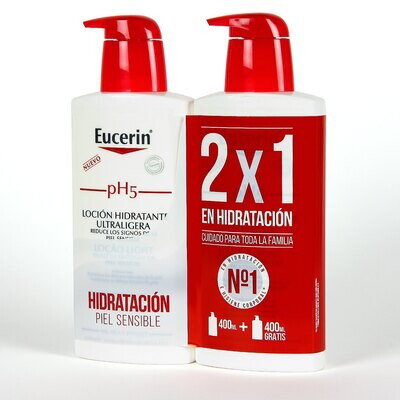 DUPLO EUCERIN PH-5 LOCION HIDRATANTE ULTRALIGERA 400 ML