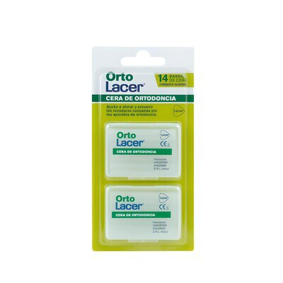 CERA ORTODONCIA PROTECTORA ROZADURA ORTOLACER 14 BARRAS
