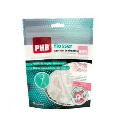 PHB APLICADOR HILO FLOSSER PTFE  30 UNIDADES