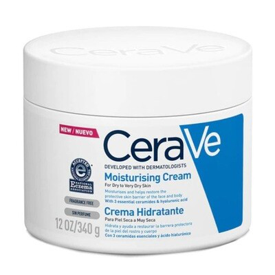 CERAVE CREMA HIDRATANTE PIEL SECA  1 ENVASE 340 G