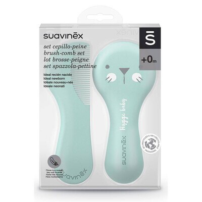 CEPILLO Y PEINE INFANTIL SUAVINEX AZUL