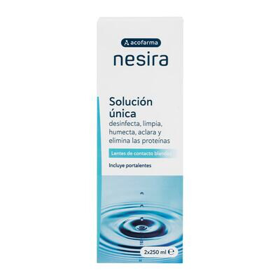 NESIRA SOLUCION PARA LENTILLAS  2x125ML