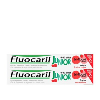 FLUOCARIL JUNIOR 6-12 AÑOS FRUTOS ROJOS DUPLO