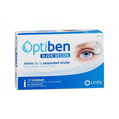OPTIBEN OJOS SECOS MONODOSIS