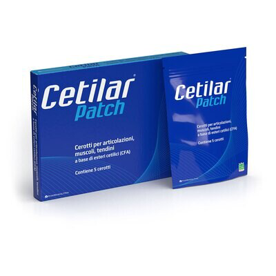 CETILAR PARCHES  5 UNIDADES