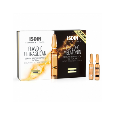 ISDINCEUTICS FLAVO-C ULTRAGLICAN + FLAVO-C MELATONIN