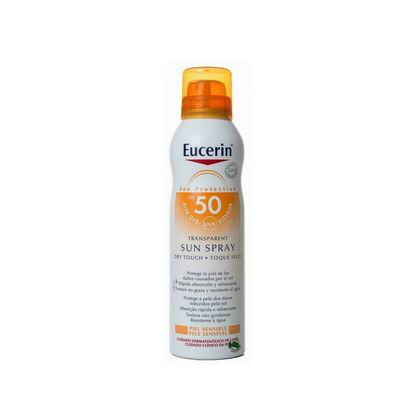 EUCERIN SUN PROTECTION 50 SPRAY TRANSPARENTE DRY TOUCH SENSI